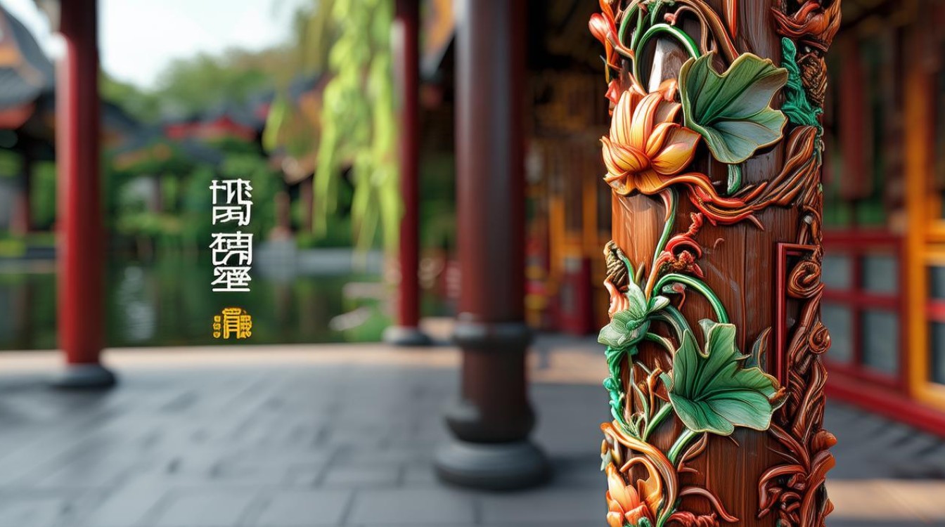 中式柱子装修效果图
