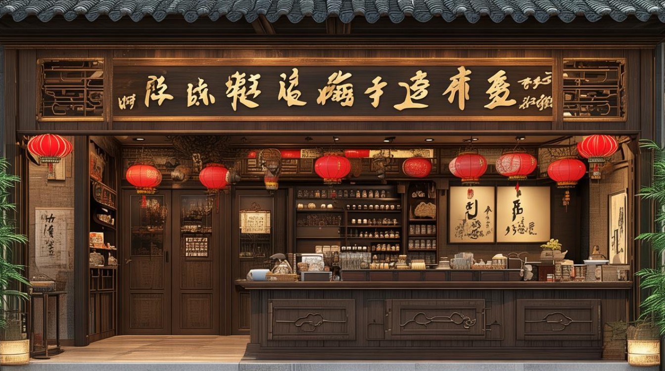 奶茶铺子装修效果图
