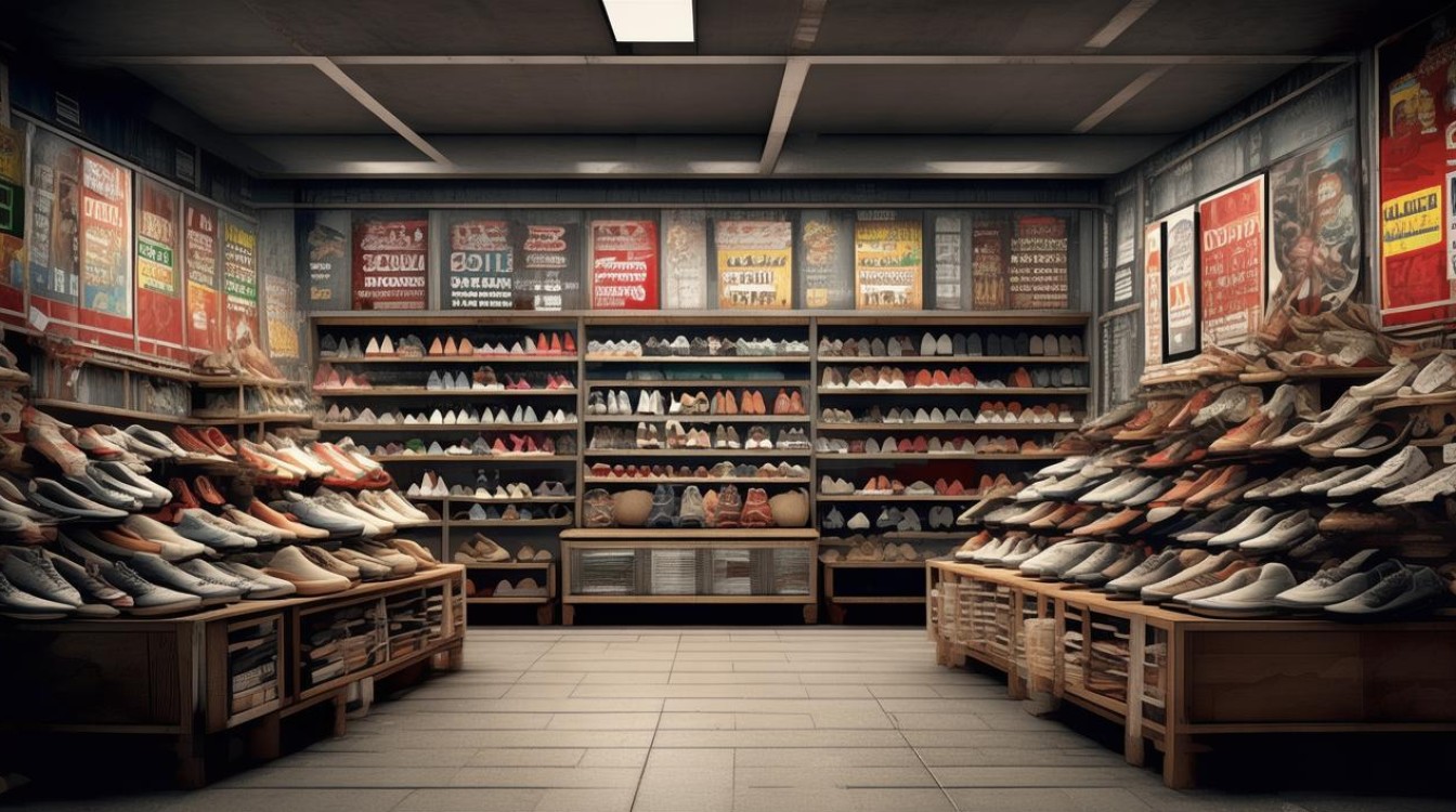 低档鞋店装修效果图