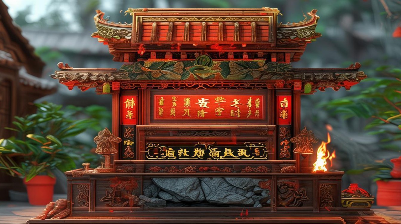 农村神位装修效果图