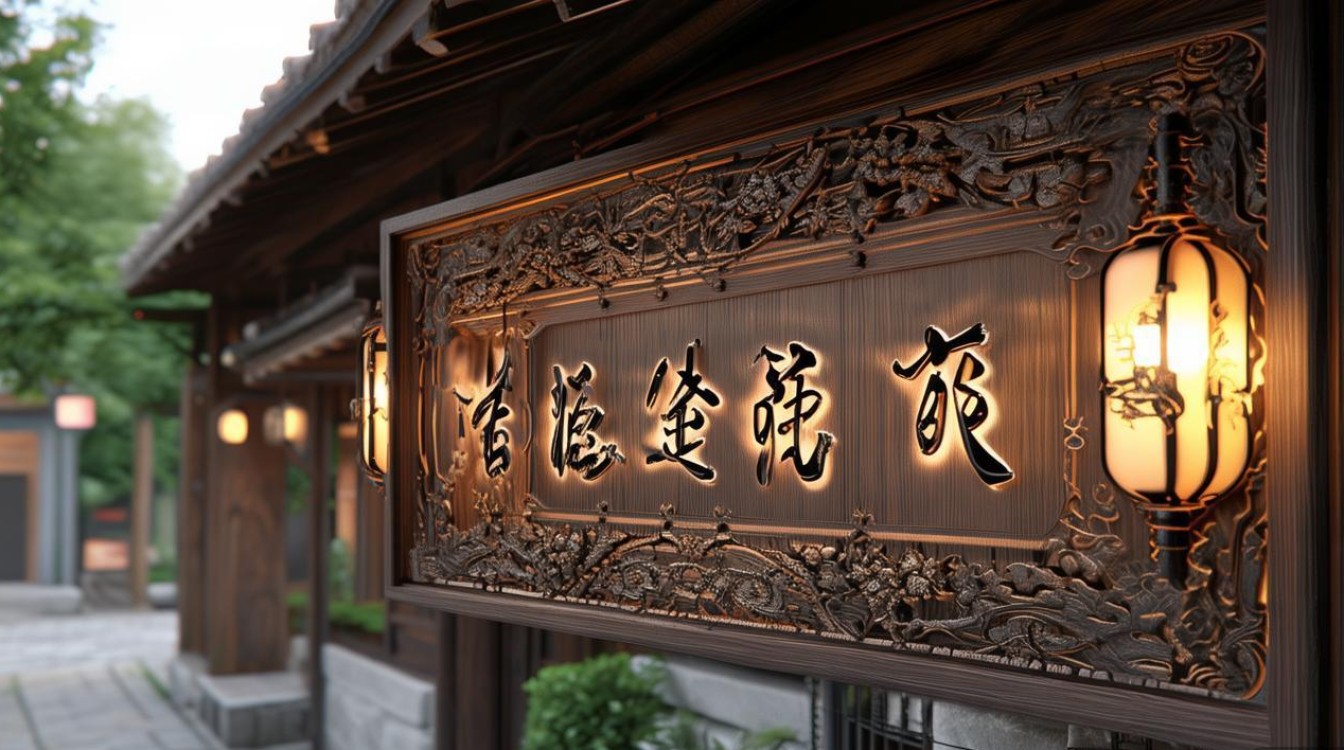 茶行招牌装修效果图