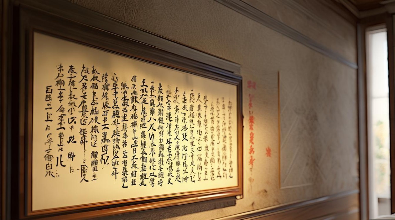 字画挂在卧室
