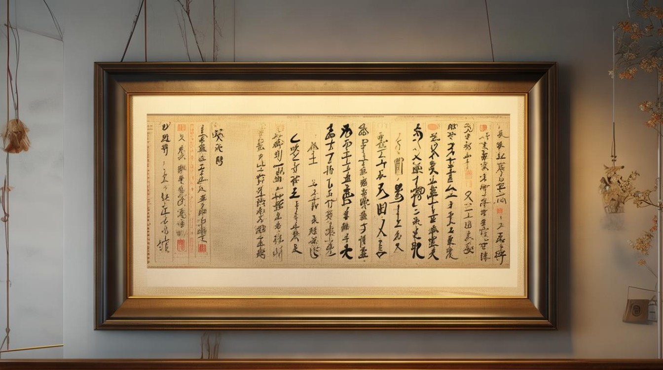 字画挂在卧室