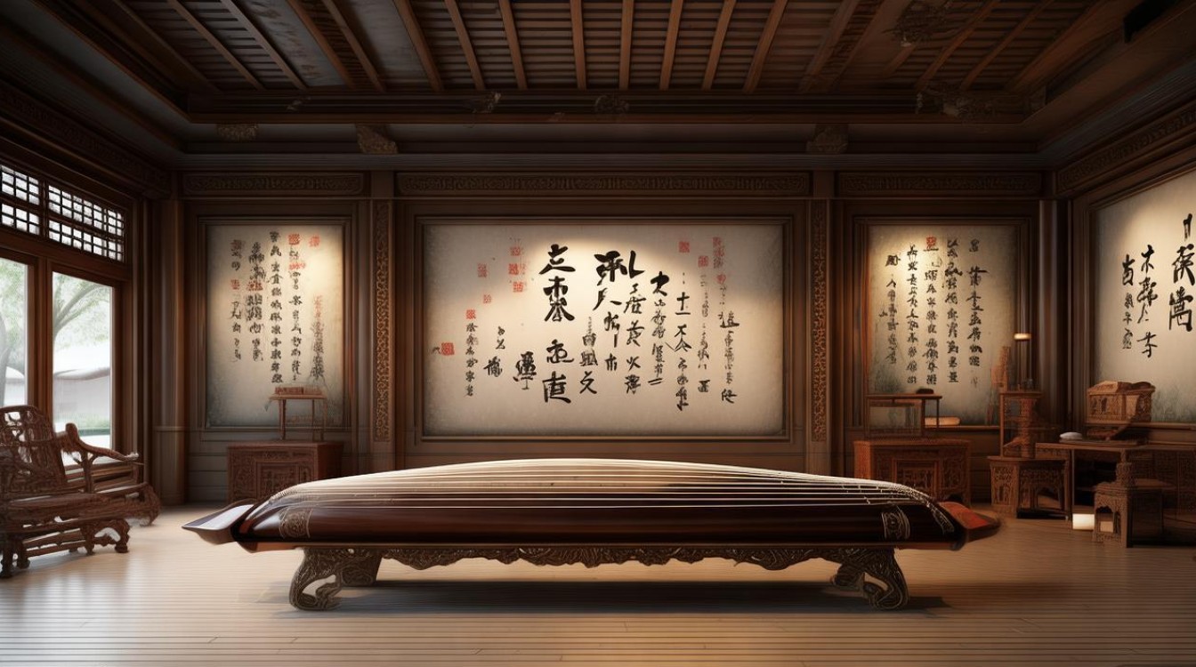 古筝培训装修效果图