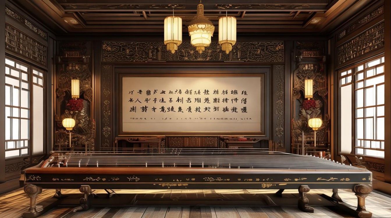 古筝培训装修效果图