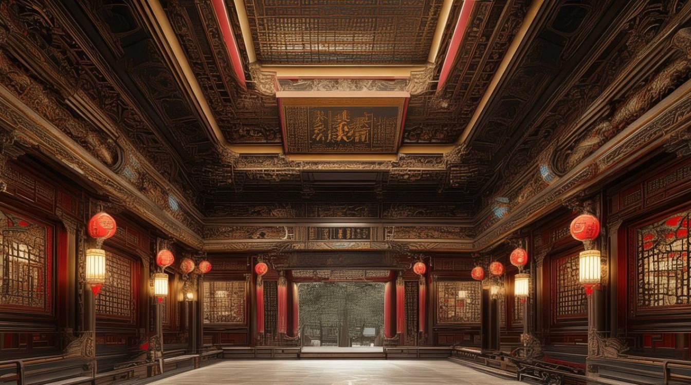仿古顶子装修效果图