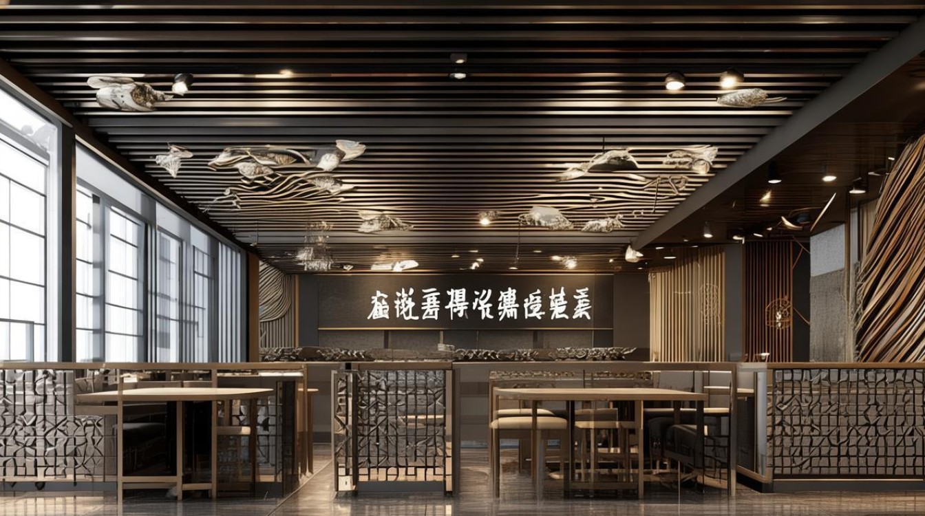 饭店铝塑板装修效果图