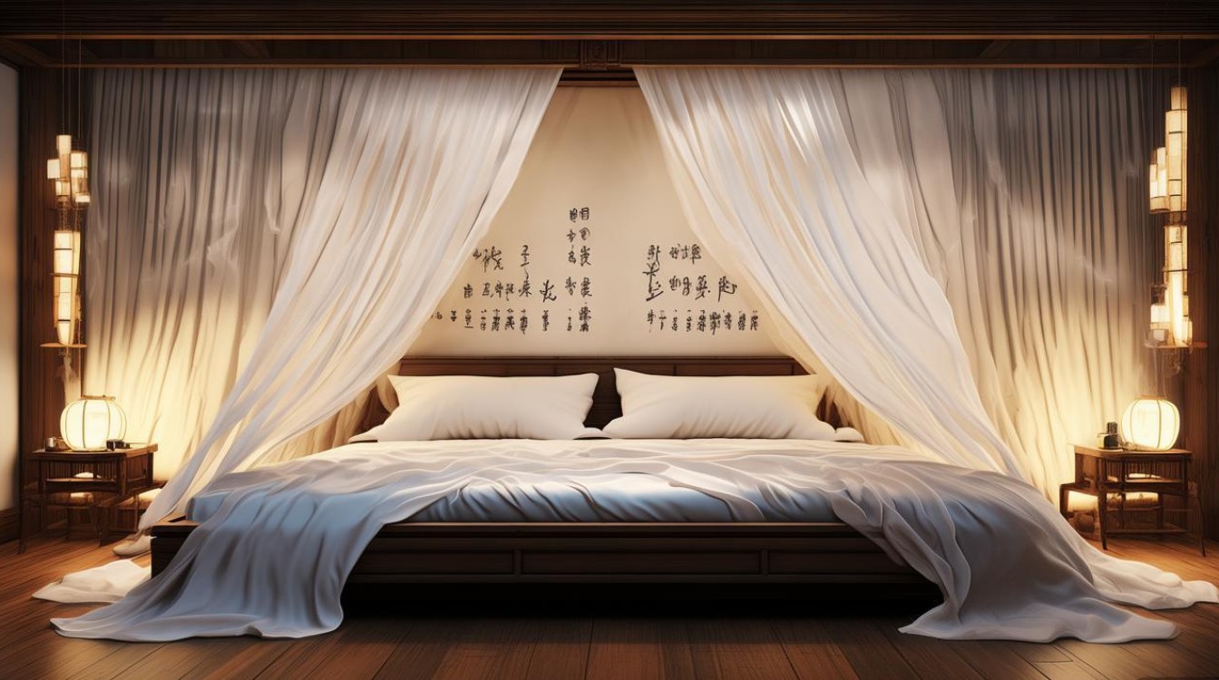 卧室水墨画