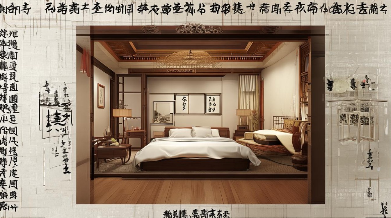 中式卧室装修效果图大全