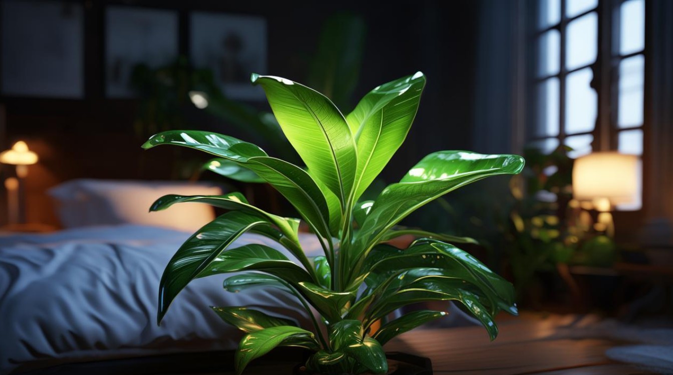 什么植物晚上放卧室