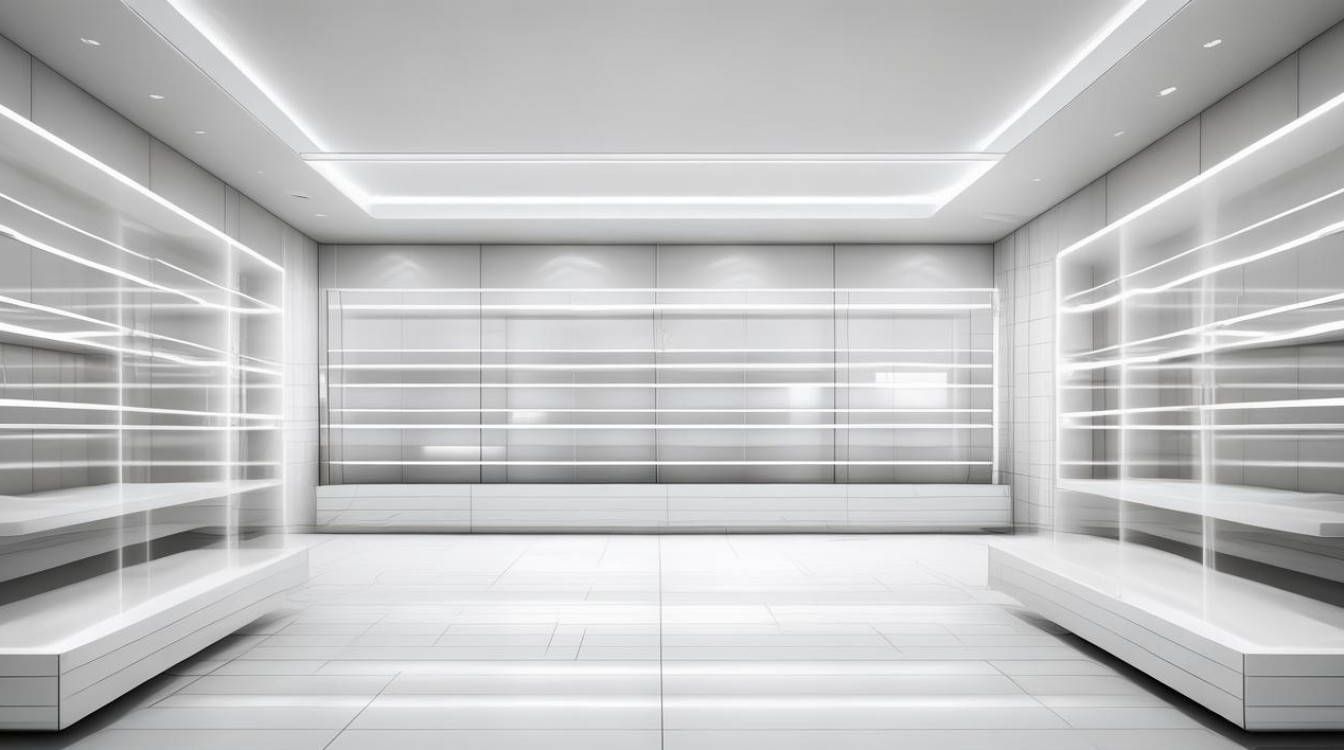 白色店铺装修效果图