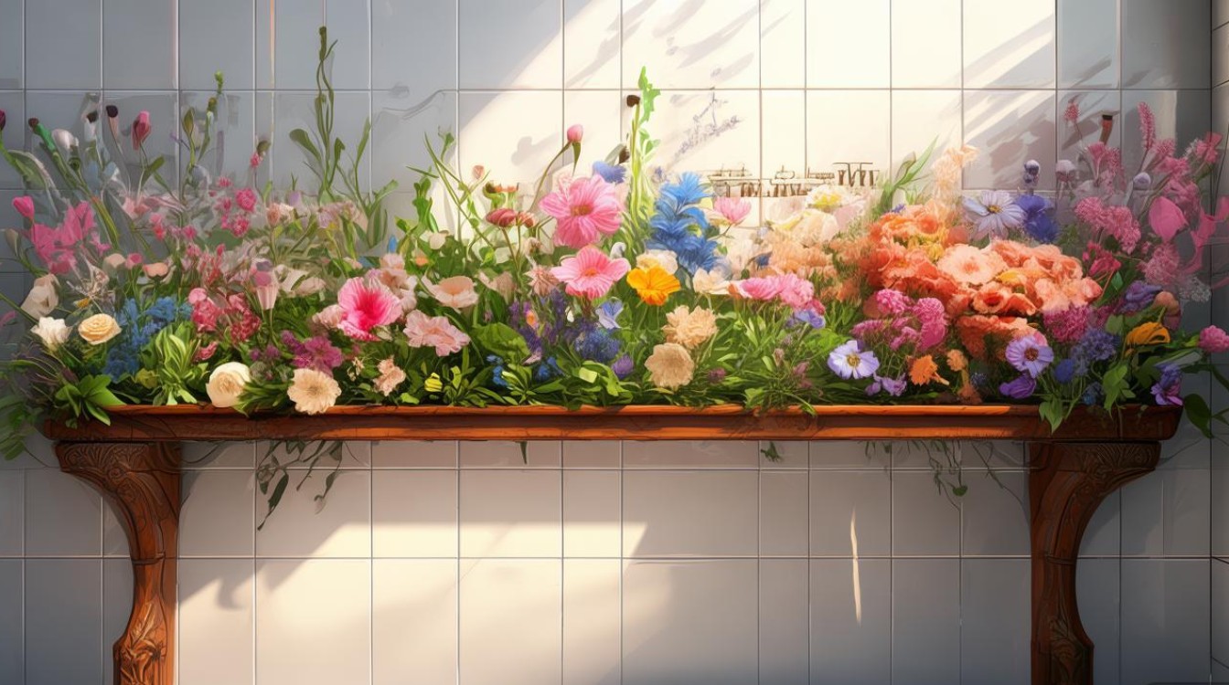 卫生间花架图片