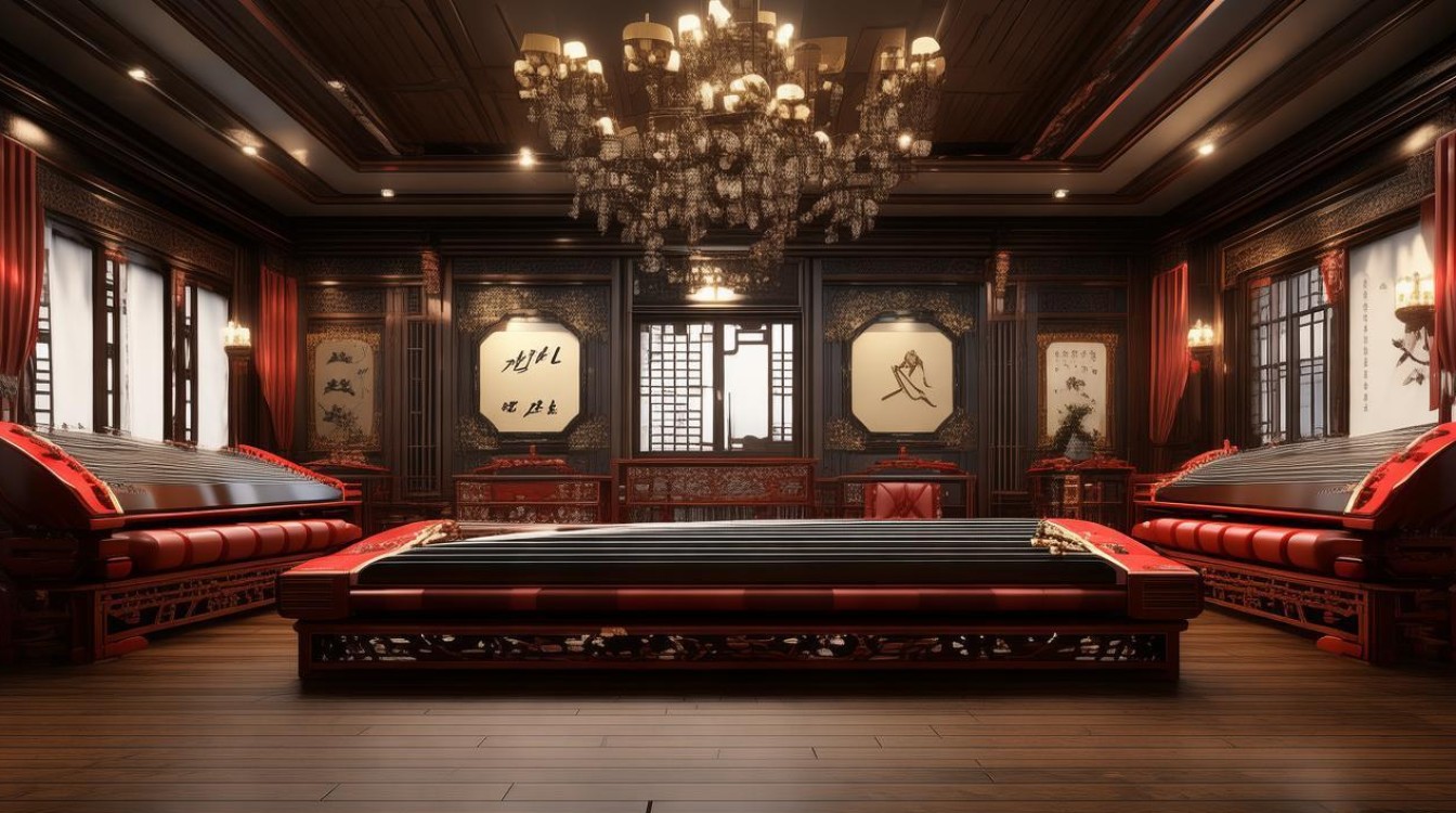 古筝会所装修效果图