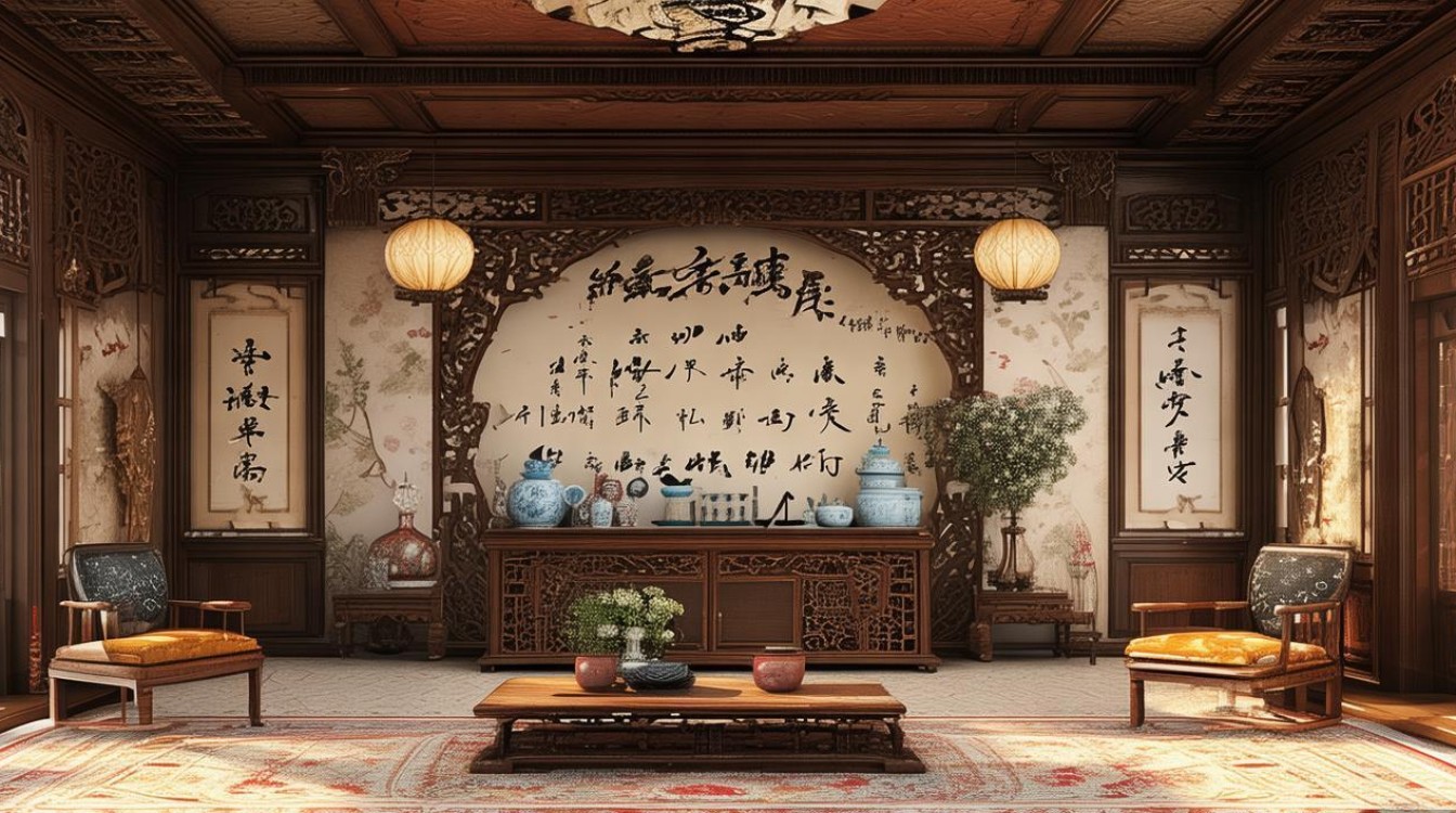 古典装修客厅效果图