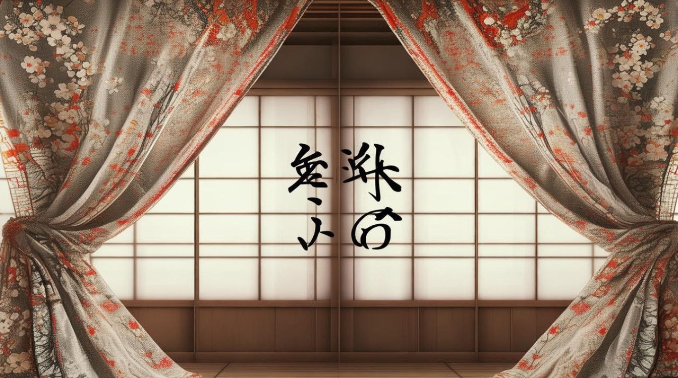 日式装修窗帘效果图