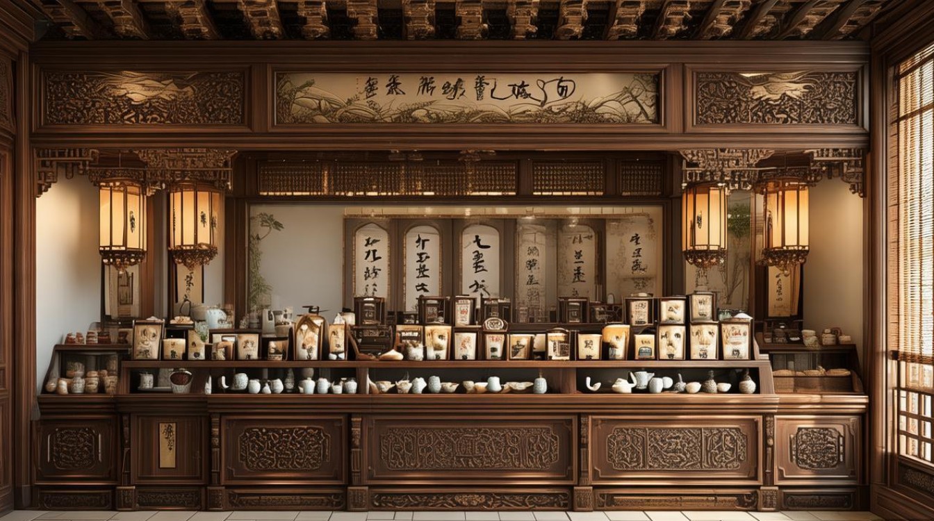 茶店铺装修效果图
