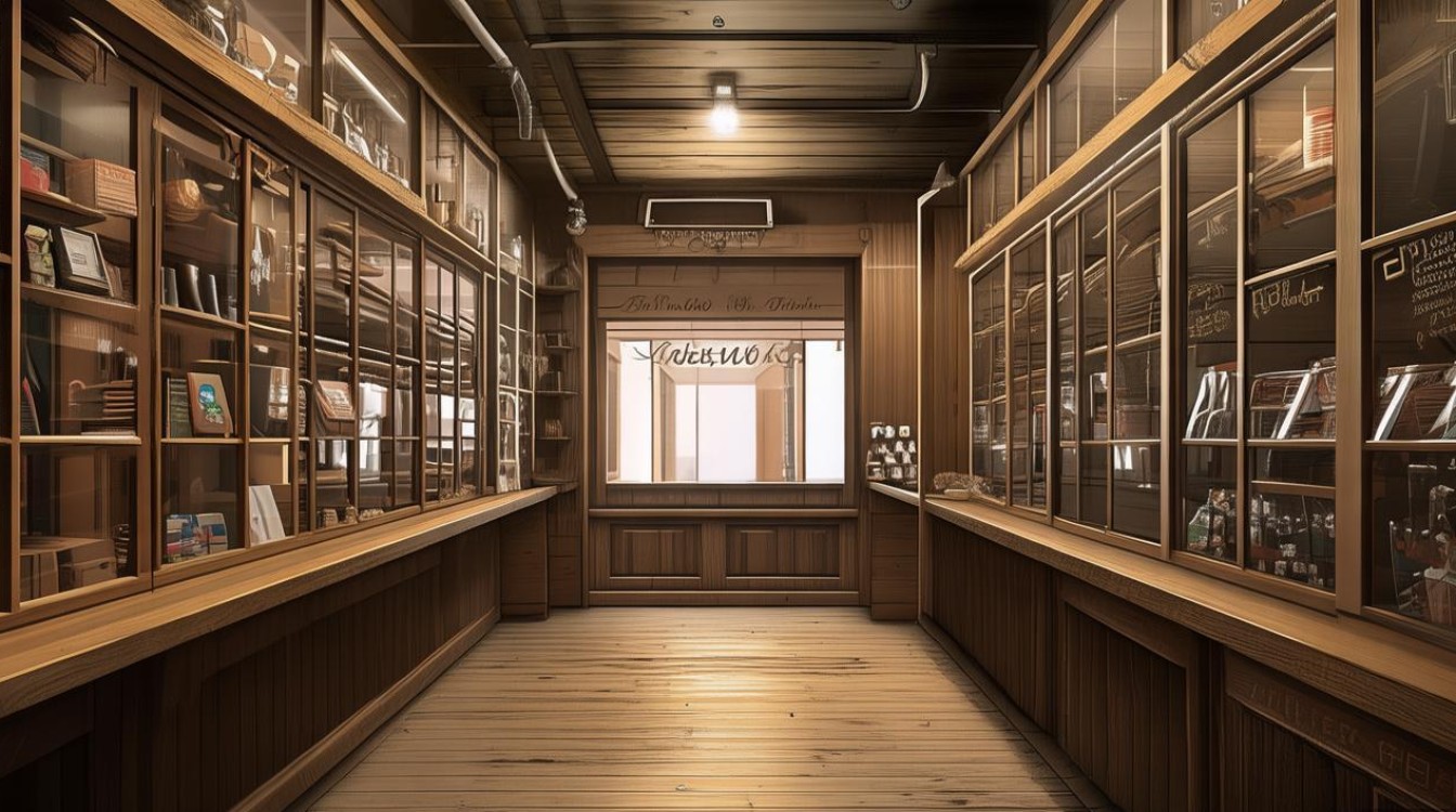 窄店铺装修效果图