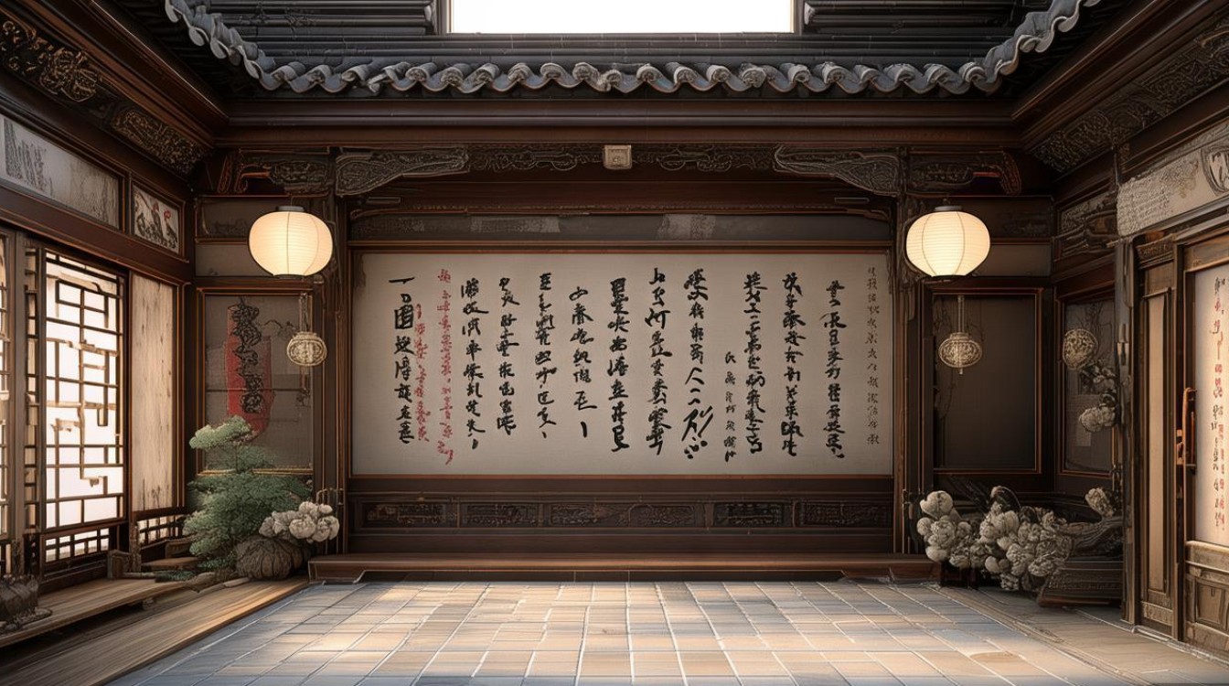 旧中式装修效果图