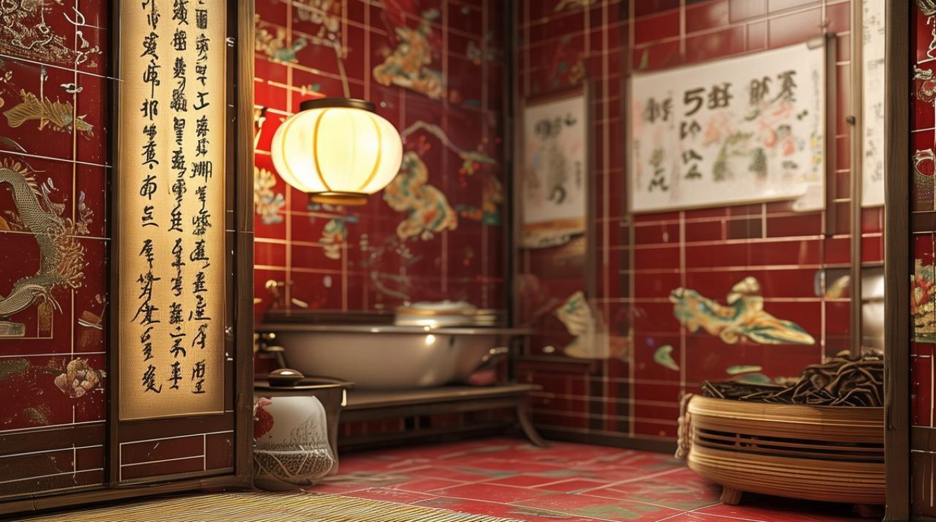 中国风卫生间
