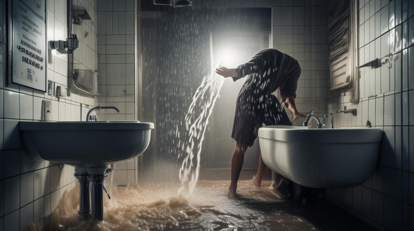 卫生间突然漏水