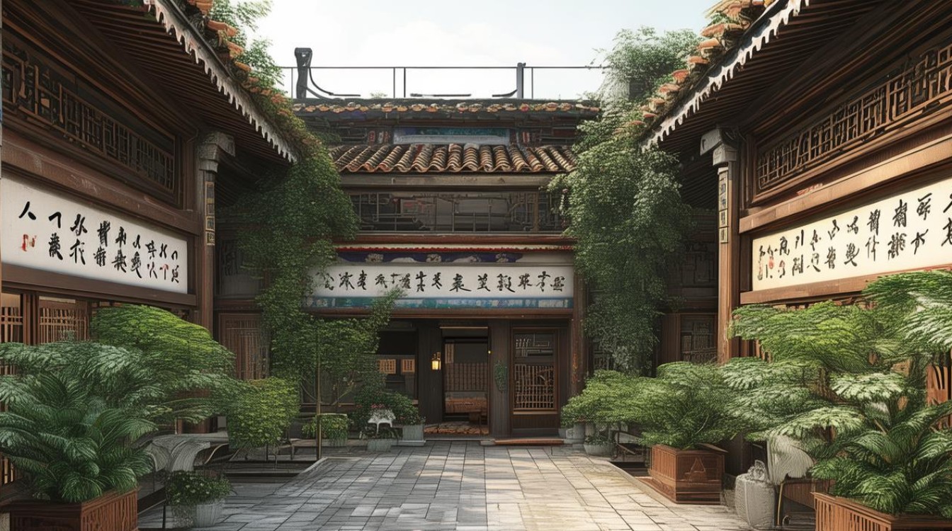 饭店大院装修效果图