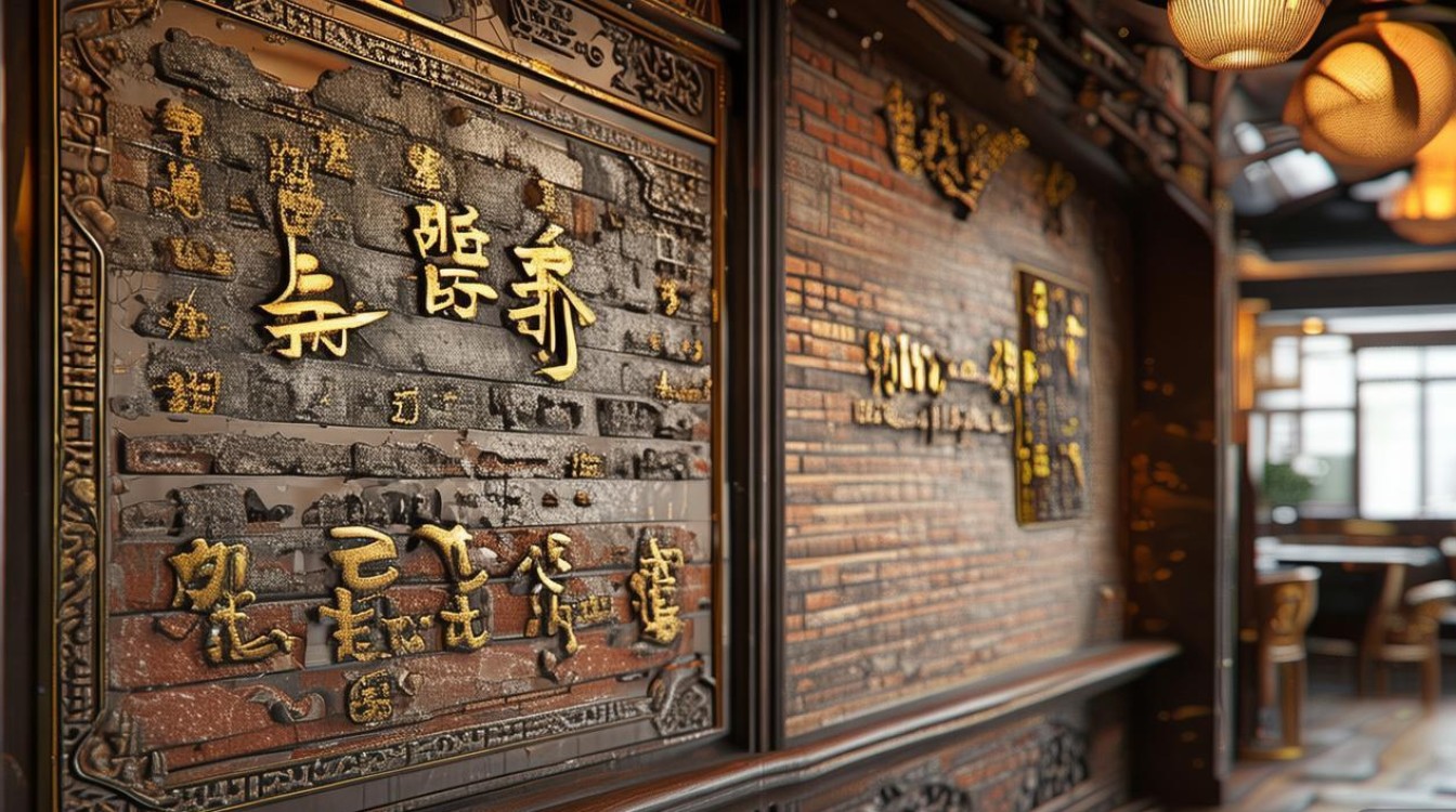 饭店砖墙装修效果图