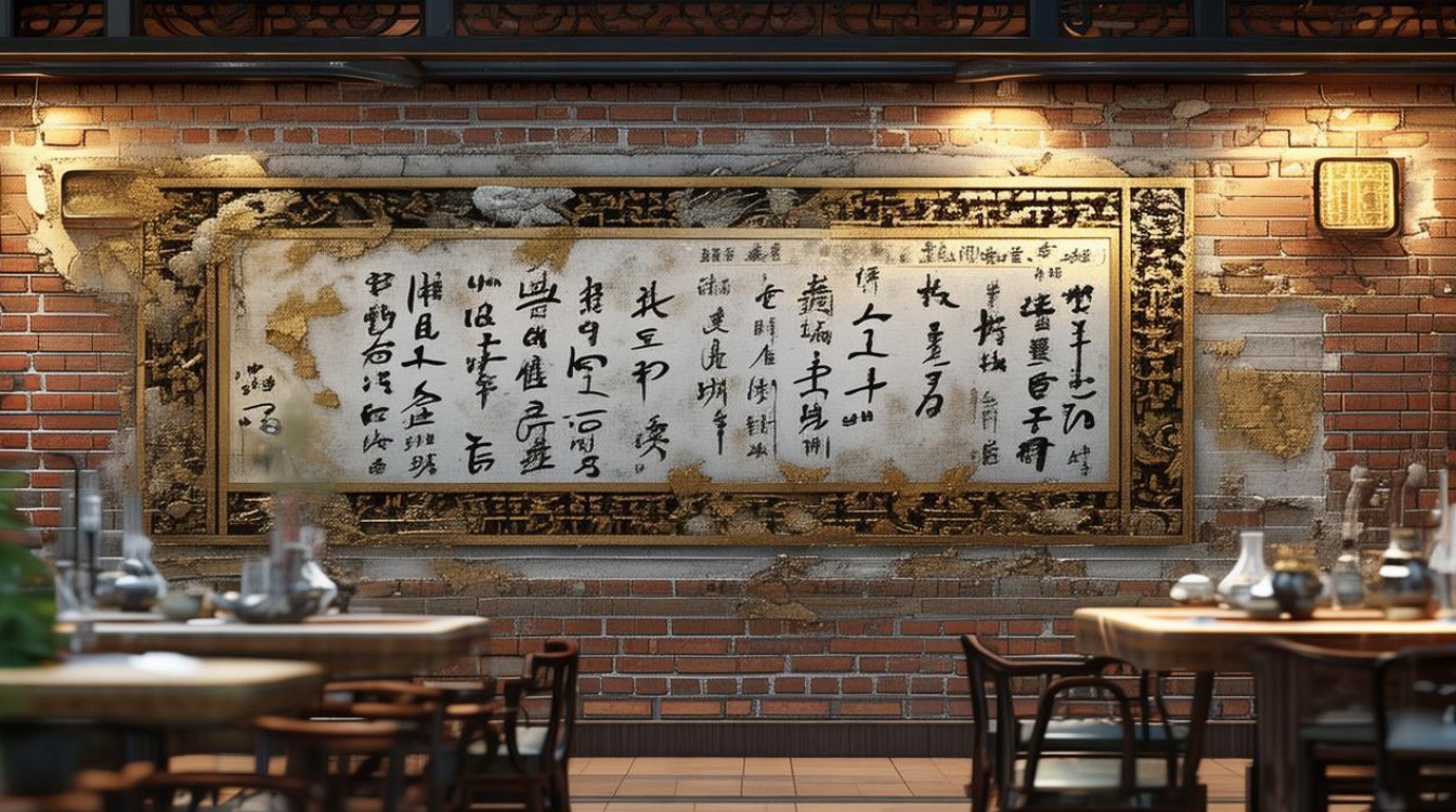 饭店砖墙装修效果图