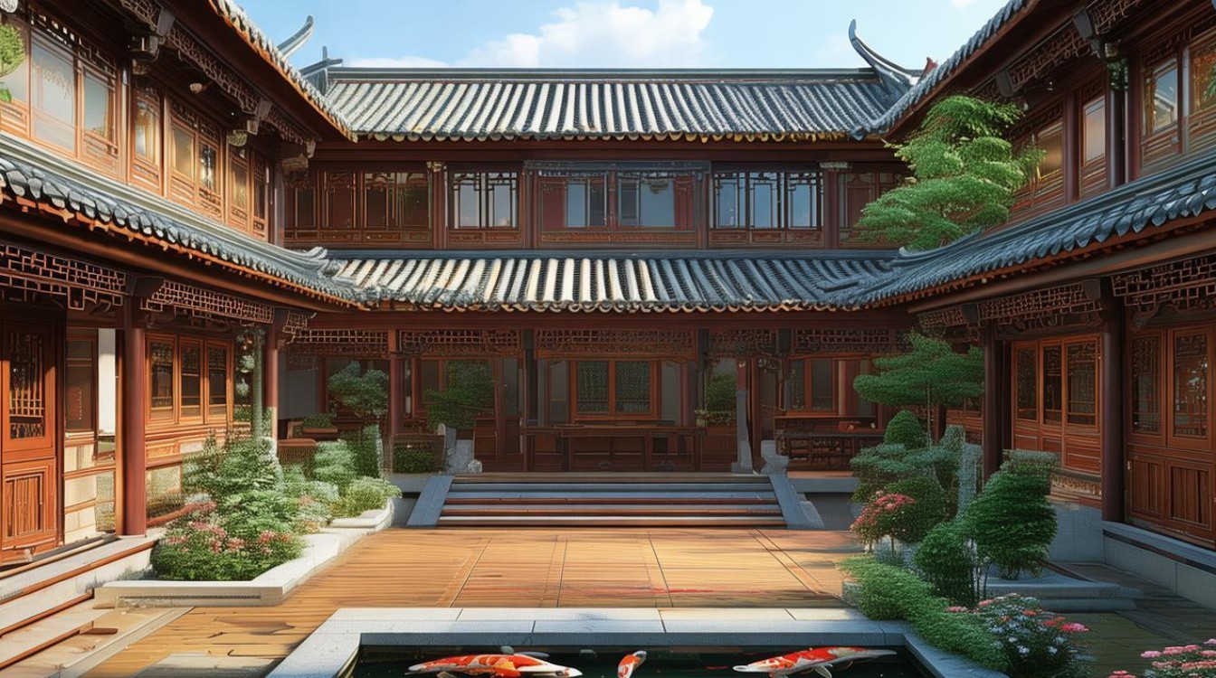 朝北院子装修效果图