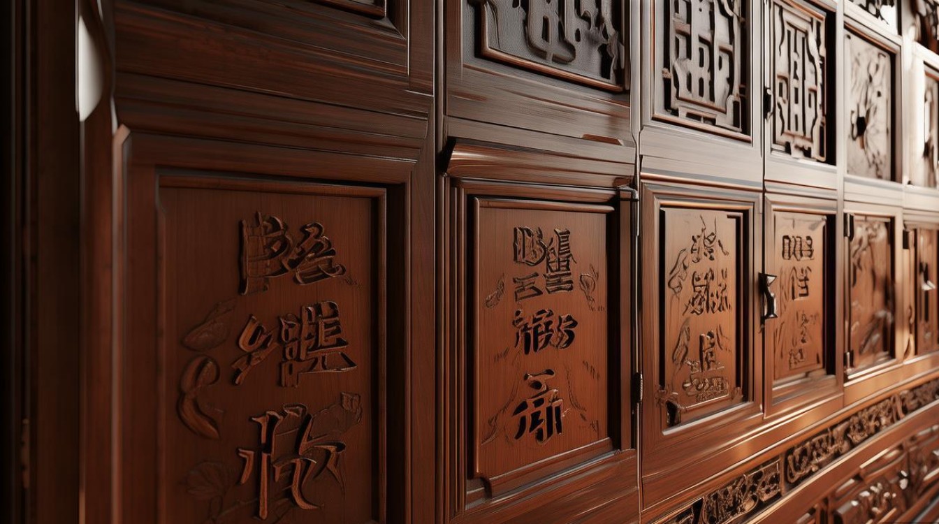 中式卧室衣柜效果图