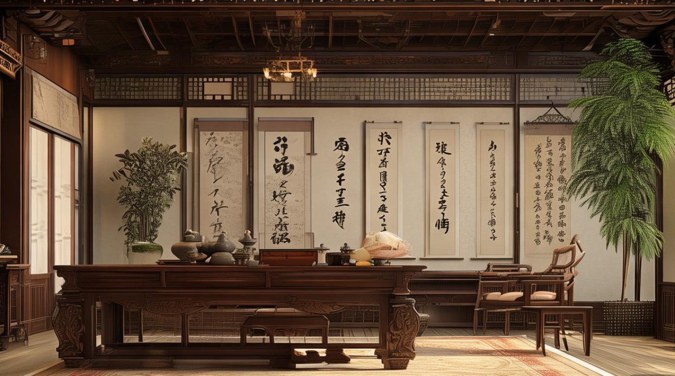 明清书房装修效果图
