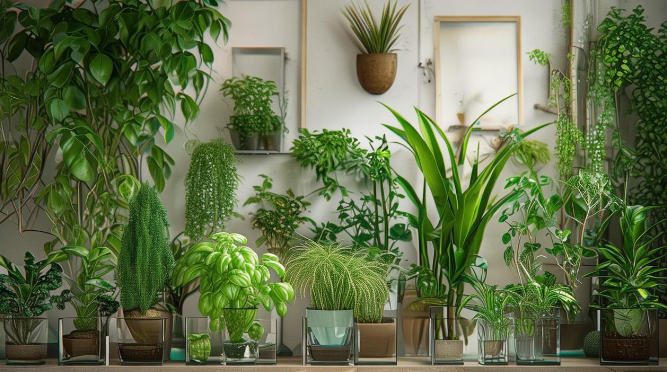 卧室水培植物