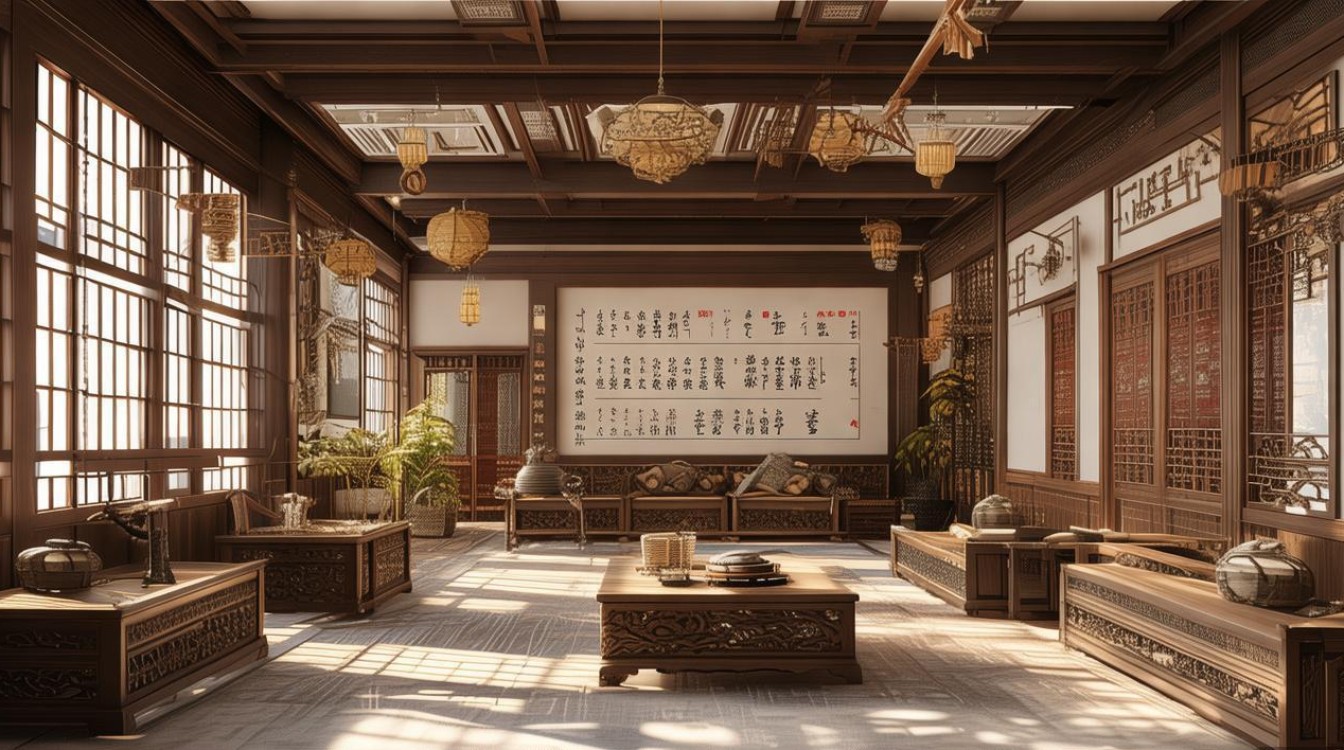 80平方中式装修效果图
