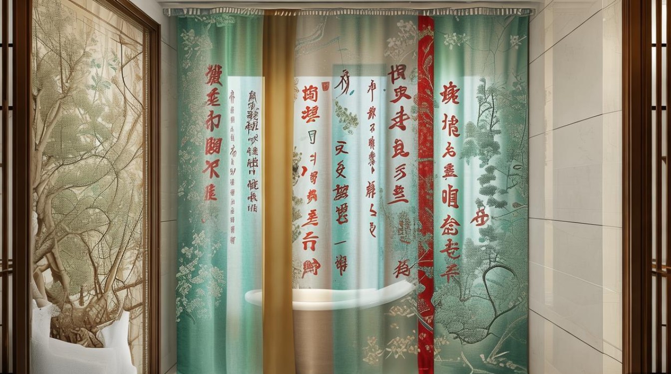 卫生间门帘颜色风水