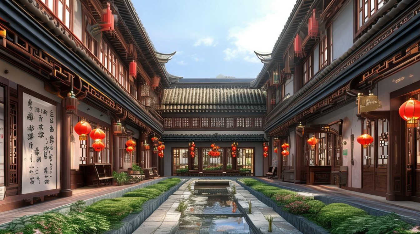 四合院酒店装修效果图